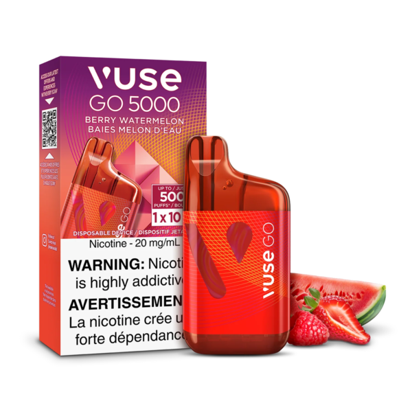 F1-SensoryVisual-5K-BerryWatermelon-pack_b56f72de-151b-42d2-a131-4437c369afb0.png Berry Watermelon Vuse GO 5000 - Disposable Vape